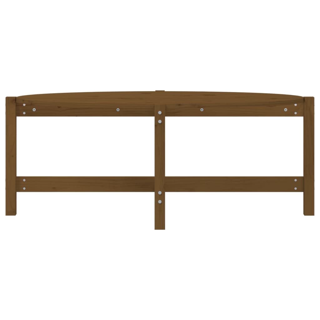 Tavolino da Salotto Ambra 118x63x45cm in Legno Massello di Pino | homemem39
