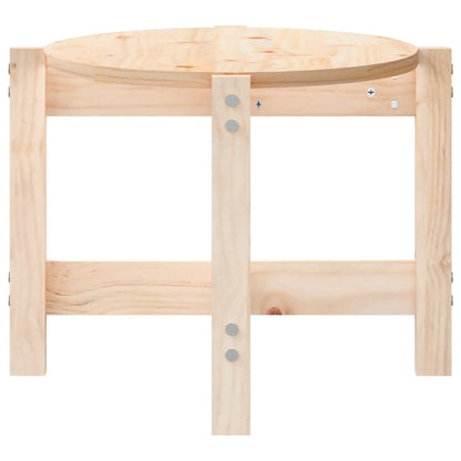 Tavolino da Salotto 87x48x35 cm in Legno Massello di Pino | homemem39