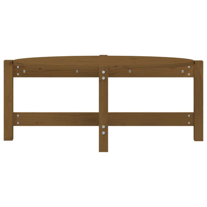 Tavolino da Salotto Ambra 87x48x35 cm in Legno Massello di Pino | homemem39