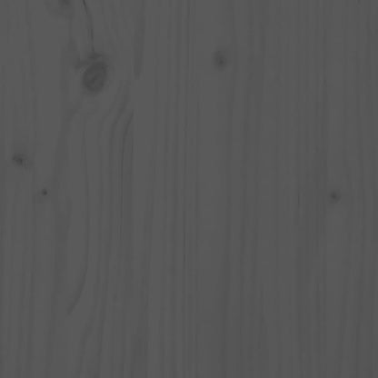 Tavolino da Salotto Grigio Ø 40x60 cm in Legno Massello di Pino