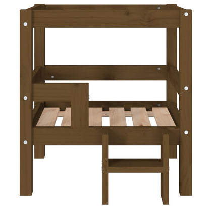 Cuccia per Cani Ambra 55,5x53,5x60 cm in Legno Massello di Pino - homemem39