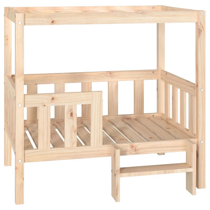 Cuccia per Cani 95,5x73,5x90 cm in Legno Massello di Pino - homemem39