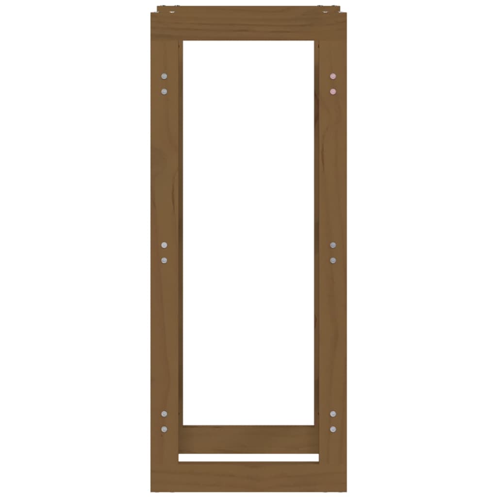 Portalegna Marrone Ambra 41x25x100 cm in Legno Massello di Pino - homemem39