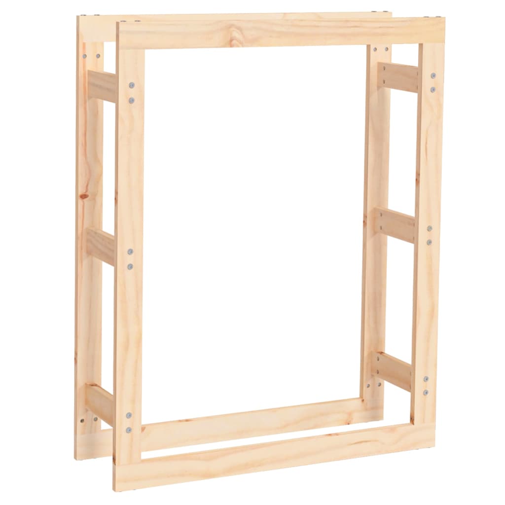 Portalegna 80x25x100 cm in Legno Massello di Pino - homemem39
