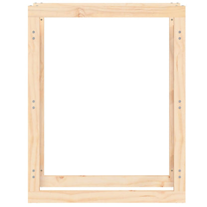 Portalegna 80x25x100 cm in Legno Massello di Pino - homemem39