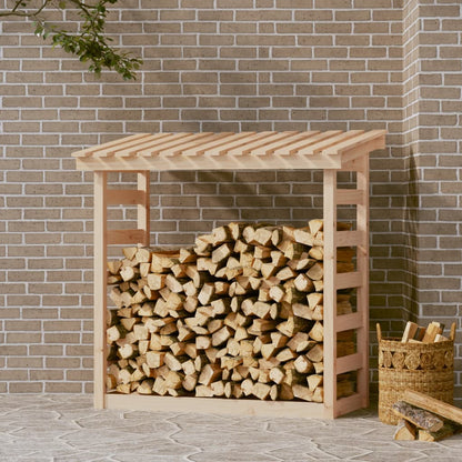 Portalegna 108x64,5x110 cm in Legno Massello di Pino - homemem39