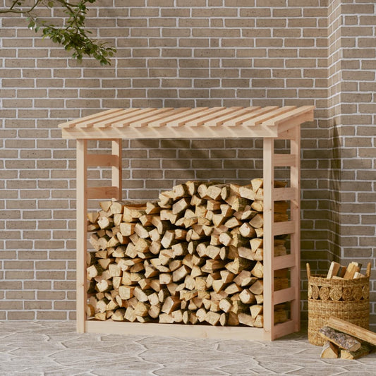 Portalegna 108x64,5x110 cm in Legno Massello di Pino - homemem39