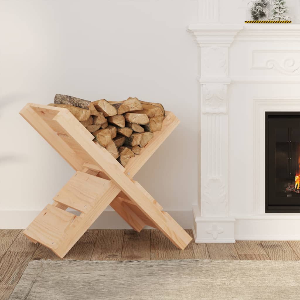 Portaceppi 47x39,5x48 cm in Legno Massello di Pino - homemem39