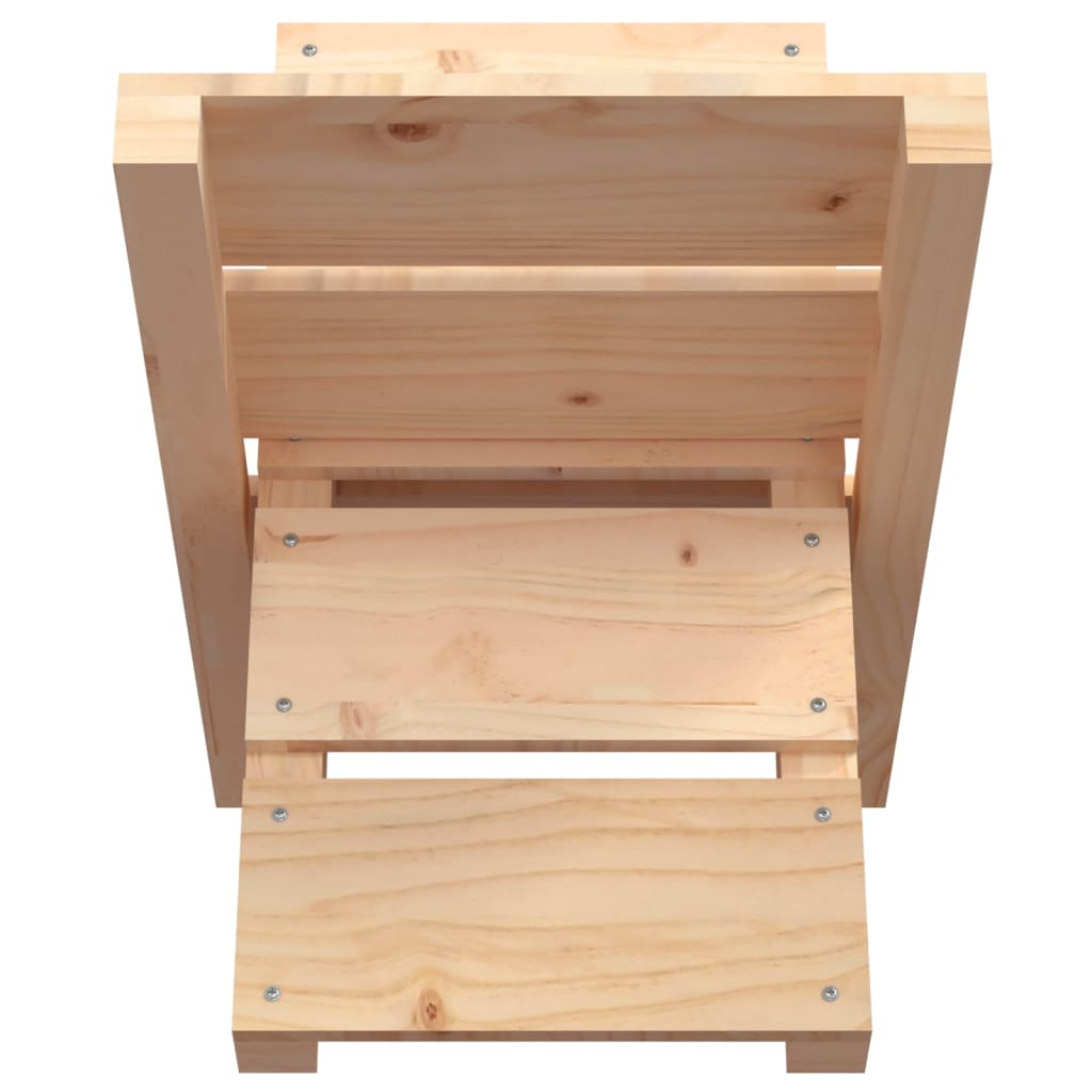 Portaceppi 47x39,5x48 cm in Legno Massello di Pino - homemem39