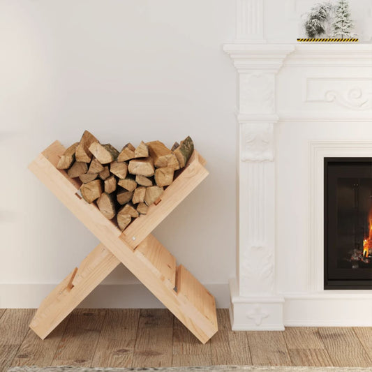Portaceppi 47x39,5x48 cm in Legno Massello di Pino - homemem39