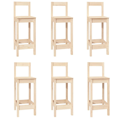 Set da Bar 7 pz in Legno Massello di Pino - homemem39