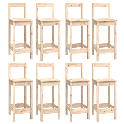 Set da Bar 9 pz in Legno Massello di Pino - homemem39