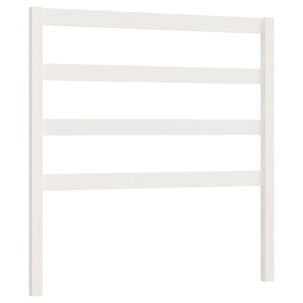 Dormeuse Estraibile Bianca 2x(90x190) cm Legno Massello di Pino