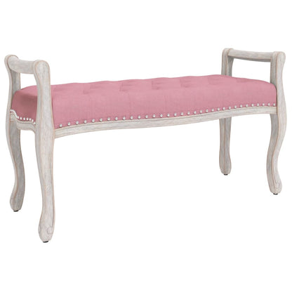 Panca Rosa 110x45x60 cm in Velluto - homemem39