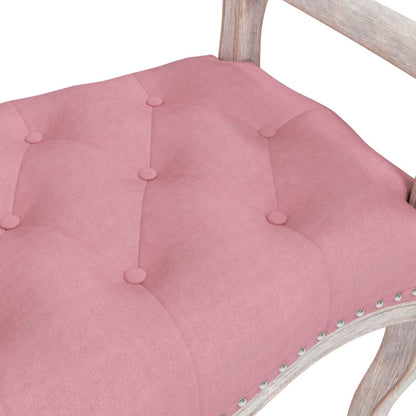 Panca Rosa 110x45x60 cm in Velluto - homemem39