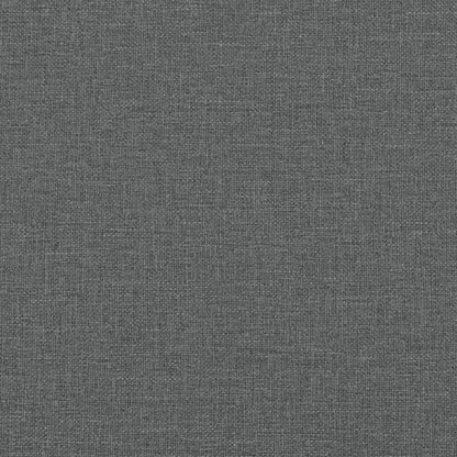 Sgabello Portaoggetti Grigio Scuro 110x45x49 cm in Tessuto - homemem39
