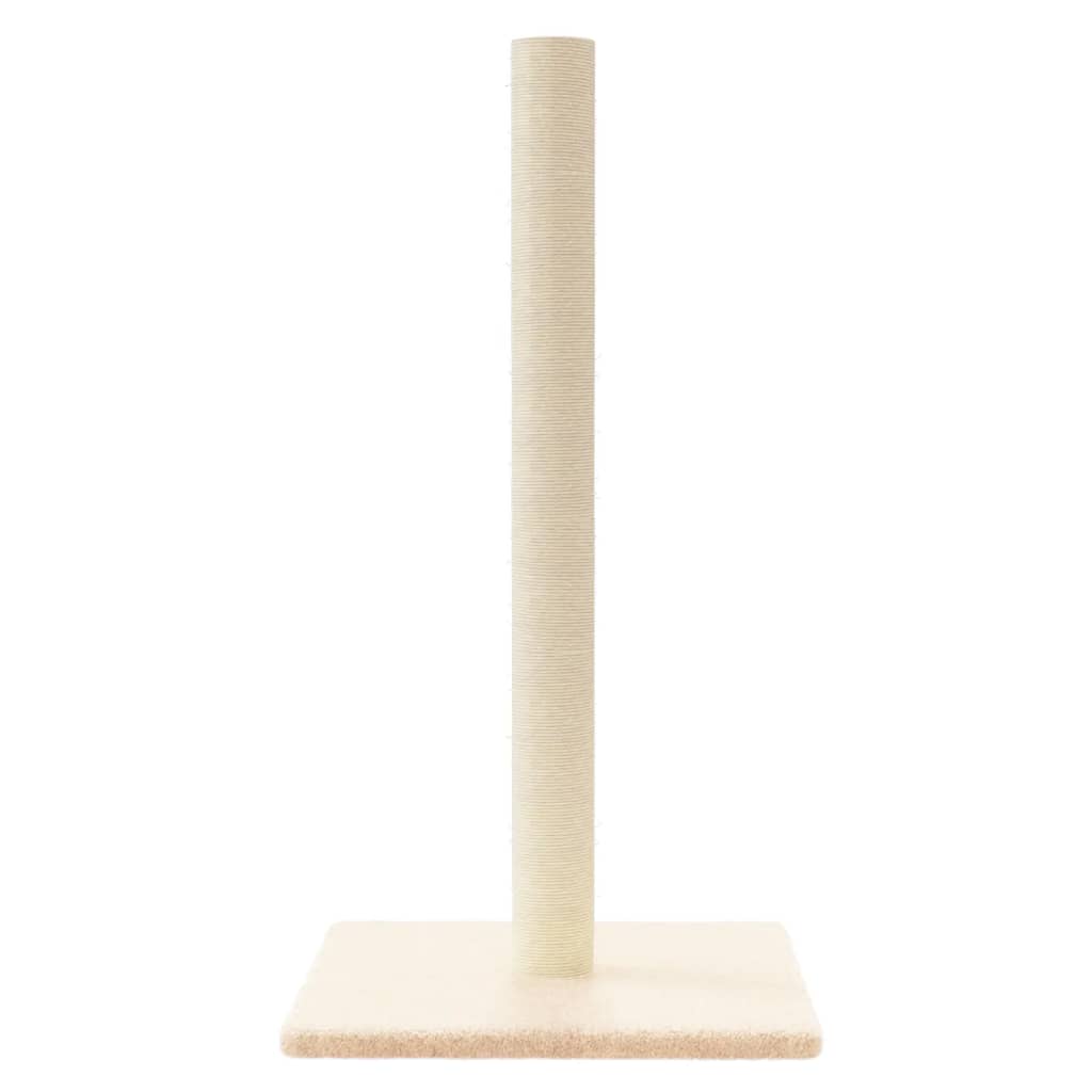 Palo Tiragraffi per Gatti Crema 35x35x70 cm | homemem39