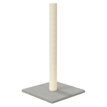 Palo Tiragraffi per Gatti Grigio Chiaro 35x35x70 cm | homemem39