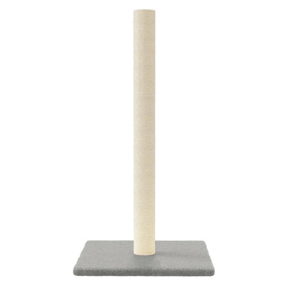 Palo Tiragraffi per Gatti Grigio Chiaro 35x35x70 cm | homemem39