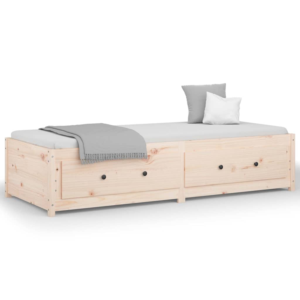 Dormeuse senza Materasso 80x200 cm in Legno Massello di Pino