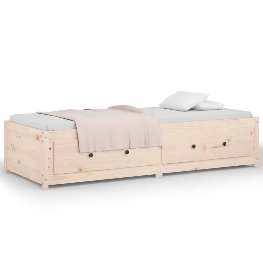 Dormeuse senza Materasso 80x200 cm in Legno Massello di Pino | homemem39