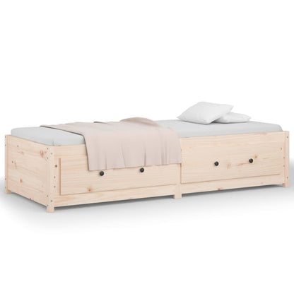 Dormeuse senza Materasso 80x200 cm in Legno Massello di Pino | homemem39