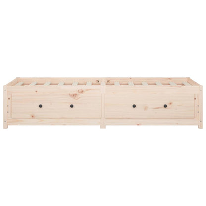 Dormeuse senza Materasso 80x200 cm in Legno Massello di Pino