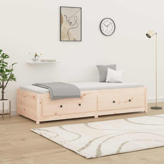 Dormeuse senza Materasso 80x200 cm in Legno Massello di Pino