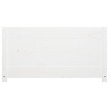 Dormeuse senza Materasso Bianca 80x200 cm Legno Massello Pino - homemem39