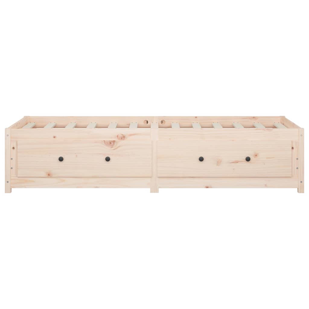 Dormeuse senza Materasso 90x200 cm in Legno Massello di Pino | homemem39