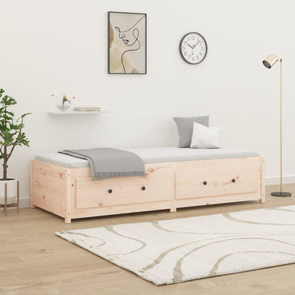 Dormeuse senza Materasso 90x200 cm in Legno Massello di Pino | homemem39