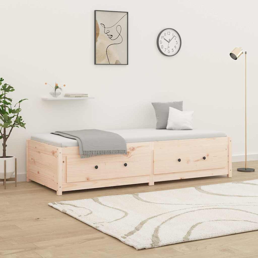 Dormeuse senza Materasso 90x200 cm in Legno Massello di Pino