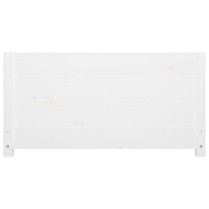 Dormeuse senza Materasso Bianca 90x200 cm Legno Massello Pino | homemem39