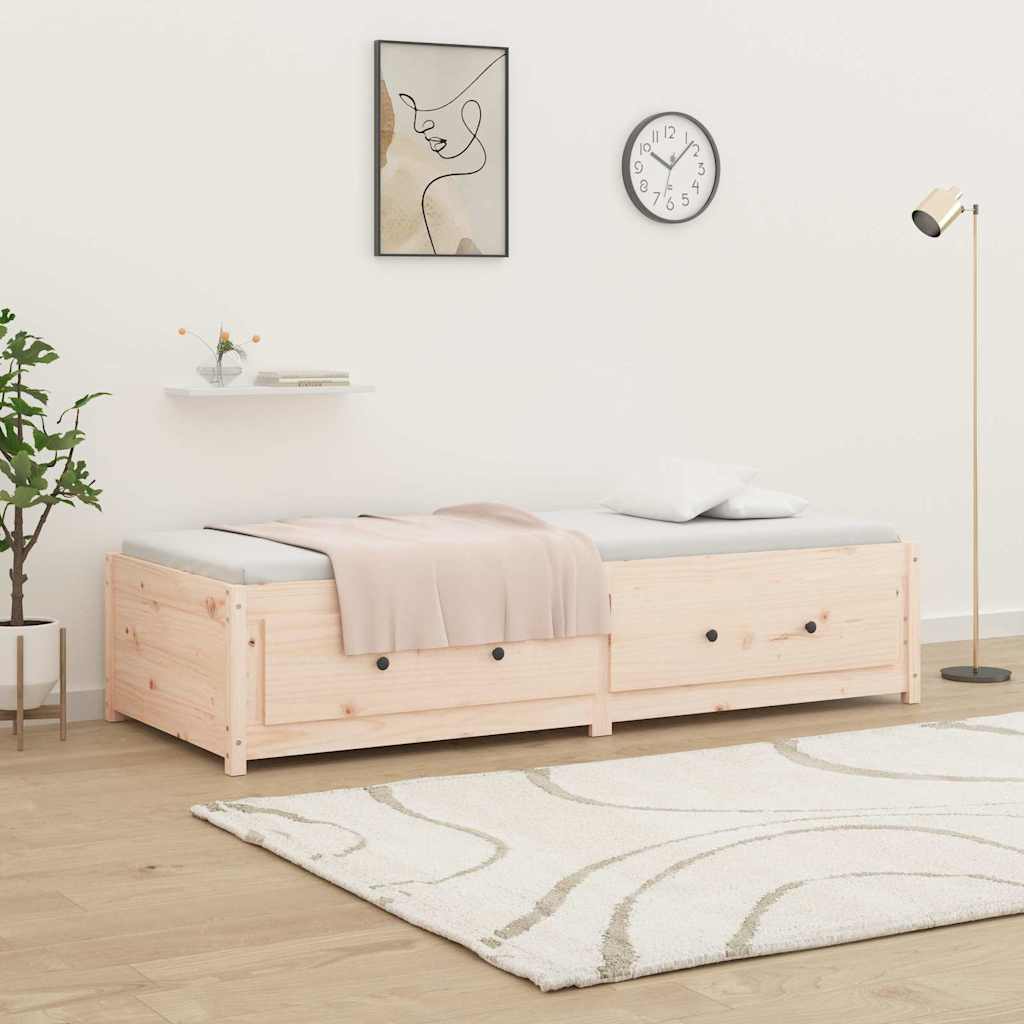 Dormeuse 90x190 cm Single in Legno Massello di Pino