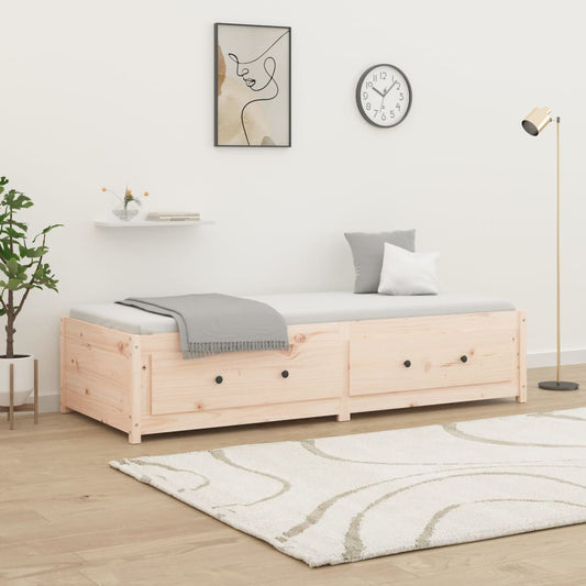 Dormeuse 90x190 cm Single in Legno Massello di Pino | homemem39
