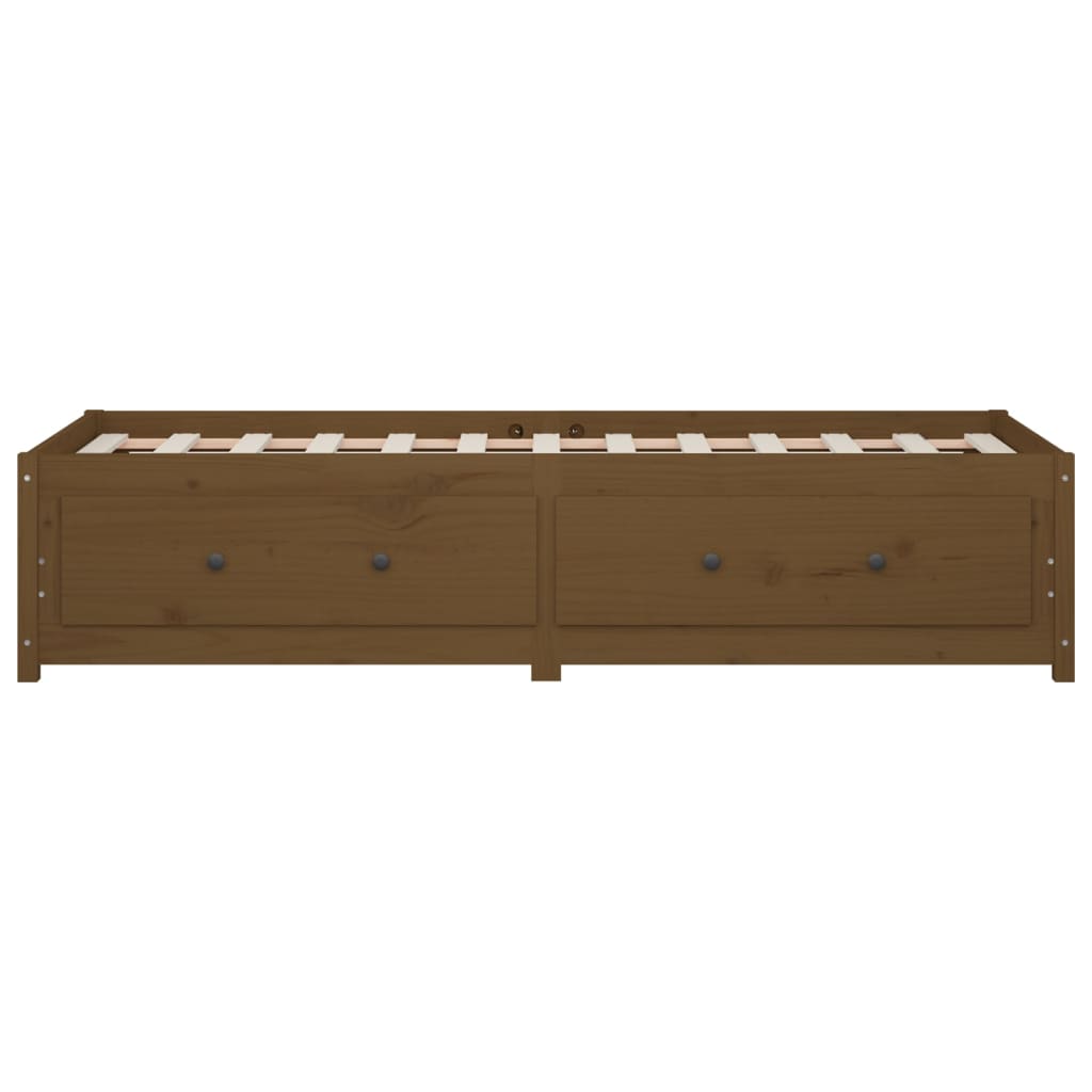 Dormeuse Ambra 90x190 cm Single in Legno Massello di Pino - homemem39