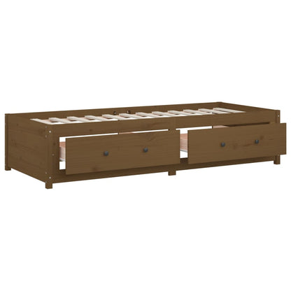 Dormeuse Ambra 90x190 cm Single in Legno Massello di Pino - homemem39