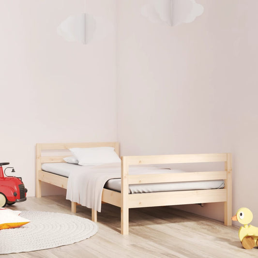 Giroletto senza Materasso 90x200 cm in Legno Massello di Pino - homemem39