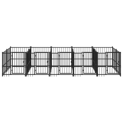 Gabbia per Cani da Esterno in Acciaio 9,38 m² | homemem39