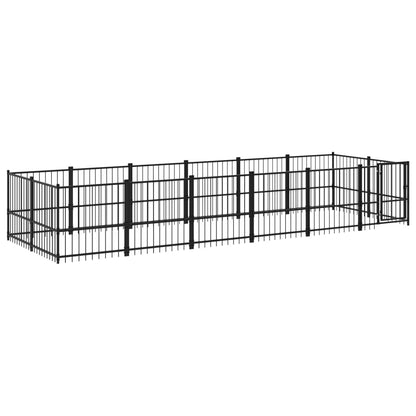 Gabbia per Cani da Esterno in Acciaio 11,26 m² | homemem39