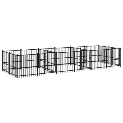 Gabbia per Cani da Esterno in Acciaio 11,26 m² | homemem39