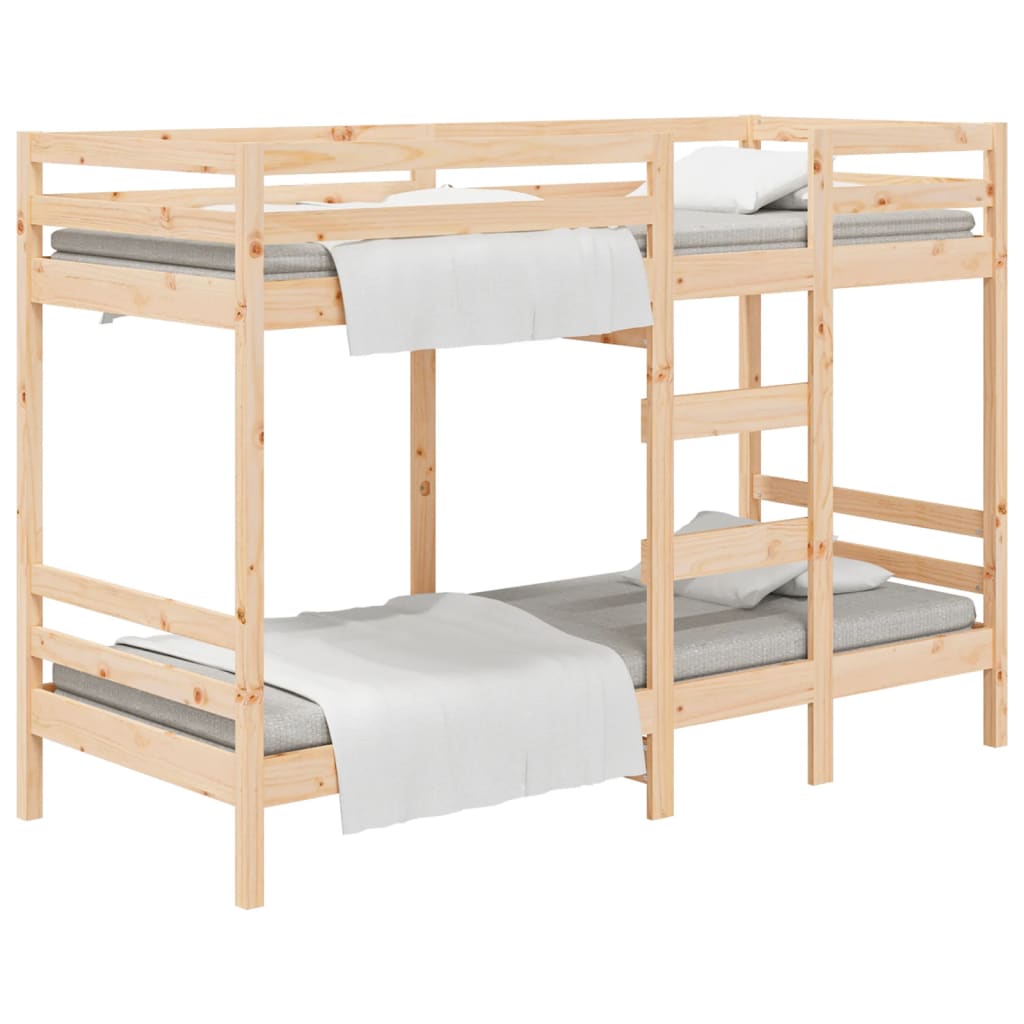 Letto a Castello senza Materasso 90x190 cm Legno di Pino | homemem39