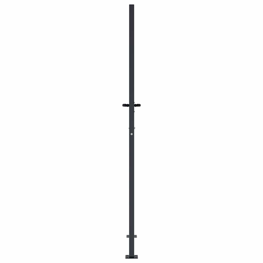 Cancello da giardino antracite 100x175 cm in acciaio con design ad albero | homemem39