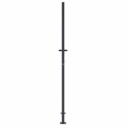 Cancello da giardino antracite 100x175 cm in acciaio con design ad albero | homemem39