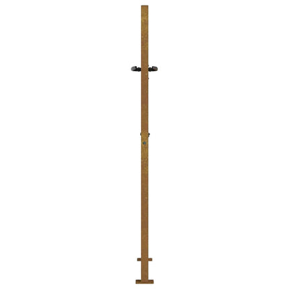 Cancello da giardino 100x125 cm in acciaio Corten con design ad albero | homemem39