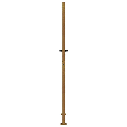 Cancello da giardino 100x200 cm in acciaio Corten con design erba | homemem39