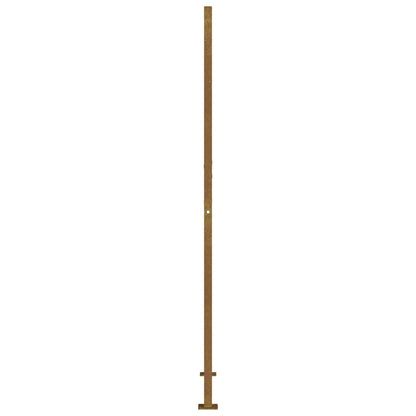Cancello da giardino 100x175 cm in acciaio Corten design quadrato | homemem39