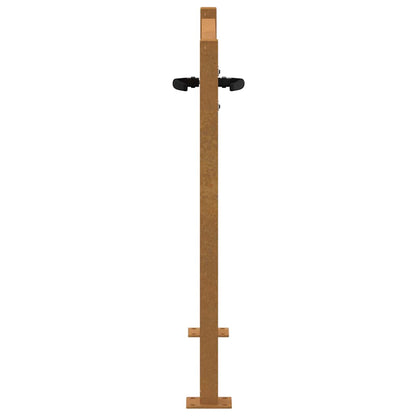 Cancello da giardino 100x100 cm in acciaio Corten | homemem39