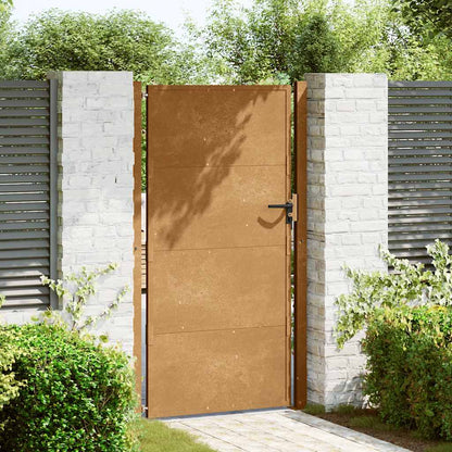 Cancello da giardino 100x200 cm in acciaio Corten | homemem39