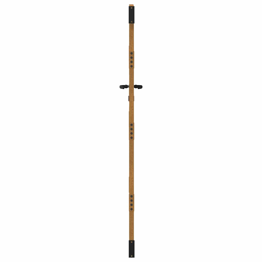 Cancello da giardino 85x175 cm in acciaio Corten con design ad albero | homemem39